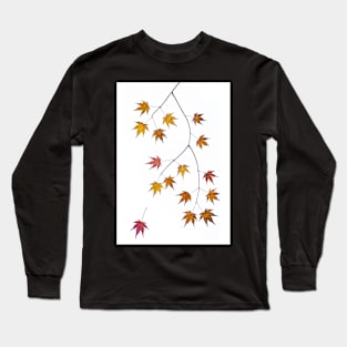 Acer Leaf Collage Long Sleeve T-Shirt